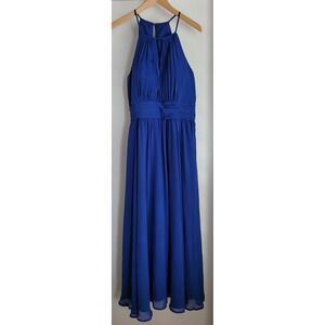 Kennedy Blue Women's Formal Dress Size L Blue A-Line Bridesmaid Gown Prom Dress